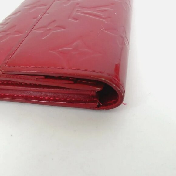 LOUIS VUITTON Vernis Portefeiulle Sarah wallet oversized contintental leather - Picture 6 of 13